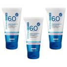 Kit 3 Protetor Solar Facial FPS 60 UVA+UVB Dermachem 40g