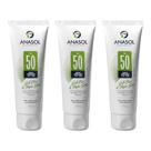 Kit 3 Protetor Solar Oil Free Toque Seco Fps50 120g - Anasol