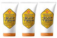 Kit 3 Protetores Solar Esportivo Vegano 5H Duração 30 FPS 540g Suntech