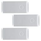 Kit 3 Pulsador Minuteria 6a/250v Tramontina Cor Branco