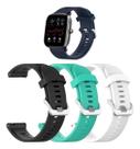 Kit 3 Pulseiras 20mm Samsung Galaxy active Active 2 44mm 40mm Galaxy Watch 3 41mm Galaxy 42mm Bip Bip Lite Bip S Amazfit
