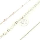 Kit 3 Pulseiras Arvore da Vida Prata Legitima 925