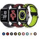 Kit 3 Pulseiras de silicone esportivas Appple Watchh 45mmm, 44mmm, 42mmm, iWatchh Seriess 8/7/6/5/4/3/2/7