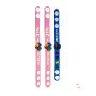 Kit 3 Pulseiras de Silicone Quebra-Cabeça Autismo Família Pai e Mãe de Autista