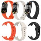 Kit 3 Pulseiras Mi Band 10 9 8 Compativel Silicone Premium Cor:KIT6 - Cinza Escuro/ Azul Marinho/ Preto