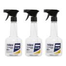 Kit 3 pulverizador pet 500ml transparente nobre Kit 3 pulverizador pet 500ml transparente nobre