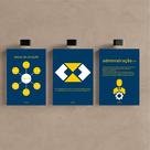 Kit 3 Quadro Decorativo Administração Faculdade Quarto