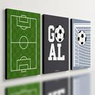 Kit 3 Quadro Decorativo Futebol Bola Quarto Infantil Menino 40x28cm Kit 3 Quadro Decorativo Futebol Bola Quarto Infantil Menino 40x28cm
