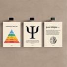Kit 3 Quadro Decorativo Psicologia Consultório Quarto Mente Kit 3 Quadro Decorativo Psicologia Consultório Quarto Mente