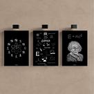 Kit 3 Quadro Decorativo Química Laboratório Engenheiro Prof