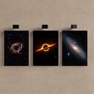 Kit 3 Quadro Galaxia Planeta Astronauta Universo Mdf Tratado Kit 3 Quadro Galaxia Planeta Astronauta Universo Mdf Tratado
