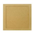 Kit 3 Quadro Quadrado com Moldura e Fundo Fixo 35x35 Mdf Madeira