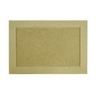 Kit 3 Quadro Retangular com Moldura e Fundo Removível 15x20 Mdf 9mm Madeira
