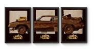 Kit 3 Quadros A4 Filme Mad Max Carro Poster Moldurado