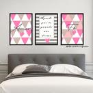 kit 3 quadros decorativos