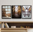 Kit 3 Quadros Decorativos Fotogragias Portugal 45x34cm Kit 3 Quadros Decorativos Fotogragias Portugal 45x34cm