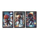 Kit 3 Quadros Decorativos Garoto Aranha Baby Madeira Mdf Adesivado