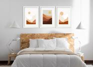 Kit 3 Quadros Grandes Abstratos Deserto 60x48cm Kit 3 Quadros Grandes Abstratos Deserto 60x48cm
