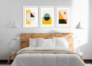 Kit 3 Quadros Grandes Abstratos Formas 60x48cm Kit 3 Quadros Grandes Abstratos Formas 60x48cm
