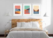 Kit 3 Quadros Grandes Abstratos Paisagens 60x48cm Kit 3 Quadros Grandes Abstratos Paisagens 60x48cm