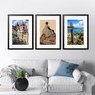 Kit 3 Quadros Grandes Bahia - 60x48cm Kit 3 Quadros Grandes Bahia - 60x48cm