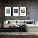 Kit 3 Quadros Grandes Van Gogh Collors Series Collection 60x48cm