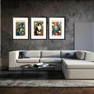 Kit 3 Quadros Grandes William Morris Collection 60x48cm Kit 3 Quadros Grandes William Morris Collection 60x48cm