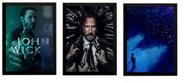 Kit 3 Quadros John Wick Arte Filmes Posters Moldurados Kit 3 Quadros John Wick Arte Filmes Posters Moldurados