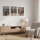Kit 3 Quadros Justiça Advocacia 40x60 Moldura