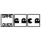 KIT 3 Quadros Vazados MDF Pac Man Geek Gamer
