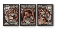 Kit 3 Quadros Wolf Of Wall Street