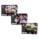 Kit 3 Quebra Cabeças Corinthians Arena com Brasão e Jogadores