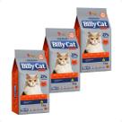 Kit 3 Ração Billy Cat Select Gatos Adultos Salmão - 1Kg