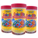 Kit 3 Ração Tetra Para Peixes Colorbits Granules - 75G