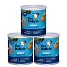 KIT 3 Ração Úmida Natural Pet Delícia Cães Adultos Peixe Com Legumes 320g KIT 3 Ração Úmida Natural Pet Delícia Cães Adultos Peixe Com Legumes 320g