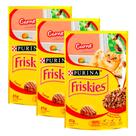 Kit 3 Ração Úmida para Gatos Friskies Adultos Sabor Carne ao Molho em Sachê 85g Kit 3 Ração Úmida para Gatos Friskies Adultos Sabor Carne ao Molho em Sachê 85g