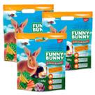 Kit 3 Rações coelho, hamsters e roedores Funny Bunny 1,8kg