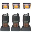 Kit 3 Rádios Baofeng UV9R 10W IP67 Walkie Talkie Profissional UHF VHF Kit 3 Rádios Baofeng UV9R 10W IP67 Walkie Talkie Profissional UHF VHF