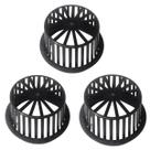 Kit 3 Ralo Abacaxi Plástico Anti Folhas Para Calha e Tubo 150 Mm