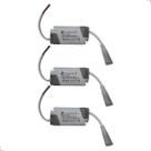 Kit 3 Reator Driver LED 18-25W 300mA Bivolt