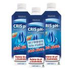 Kit 3 Redutor De Ph e Alcalinidade Cris Agua 1 Litro Para Piscina Produtos Reduzir Diminuir Ph Menos Tratamento Liquido