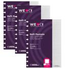 Kit 3 Refil Caderno Inteligente Pautado Grande 90g 50 Folhas
