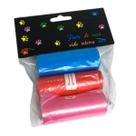 Kit 3 Refil Cata Caca Rolinhos Pet Sacolas Saquinho De Lixo para Cachorro Cães Pets