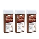 Kit 3 Refil Ceras Depiladora Refil Roll On Depilação Depilflax Chocolate 100g
