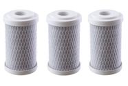 Kit 3 Refil Filtro 5'' de Carbon Block Ativado Remove Cloro Kit 3 Refil Filtro 5'' de Carbon Block Ativado Remove Cloro