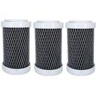 Kit 3 Refil Filtro Carbon Block Aquablock 5 Carvão Aquaplus