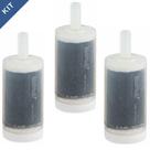 Kit 3 Refil / Vela Universal Para Toneira Com Filtro com carvão ativo - AT