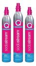 Kit 3 Refis Cilindro Co2 Quickconnect Gaseificar Sodastream 425g Kit 3 Refis Cilindro Co2 Quickconnect Gaseificar Sodastream 425g