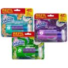 Kit 3 Refis Gel Adesivo Novo Frescor Lavanda Limão Marine Kit 3 Refis Gel Adesivo Novo Frescor Lavanda Limão Marine