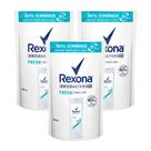 Kit 3 Refis Sabonete Líquido Rexona Antibacterial Fresh 200ml Cada